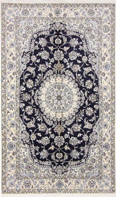 Perserteppich - Nain - Royal - 255 x 154 cm - dunkelblau