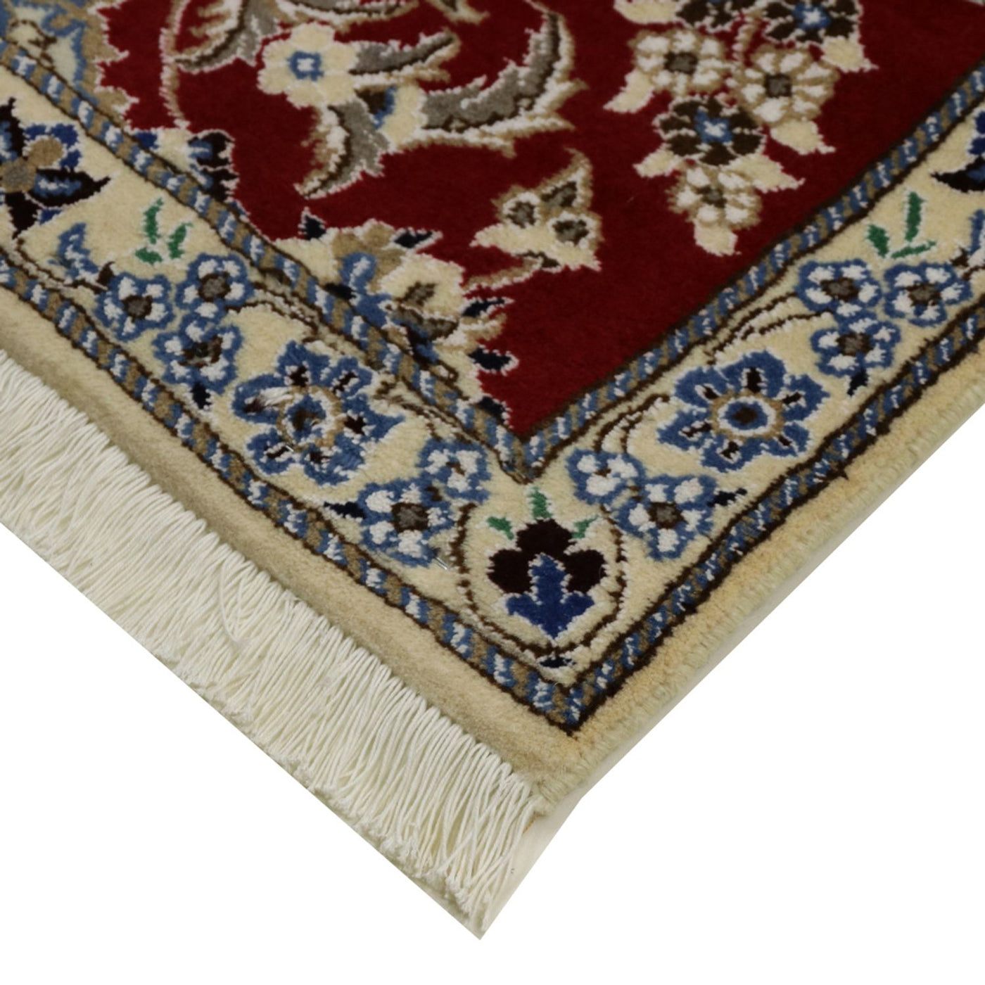 Läufer Perser - Nain - Royal - 203 x 81 cm - rot