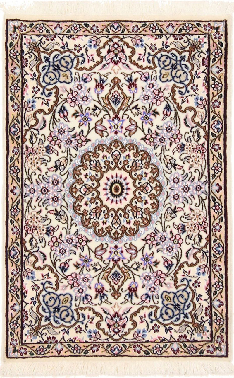Perserteppich - Nain - Royal - 90 x 60 cm - beige