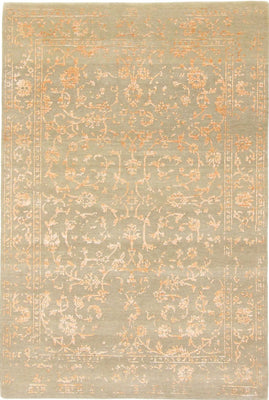 Designer Teppich - 183 x 123 cm - orange