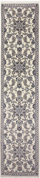 Läufer Perser - Nain - 390 x 81 cm - creme