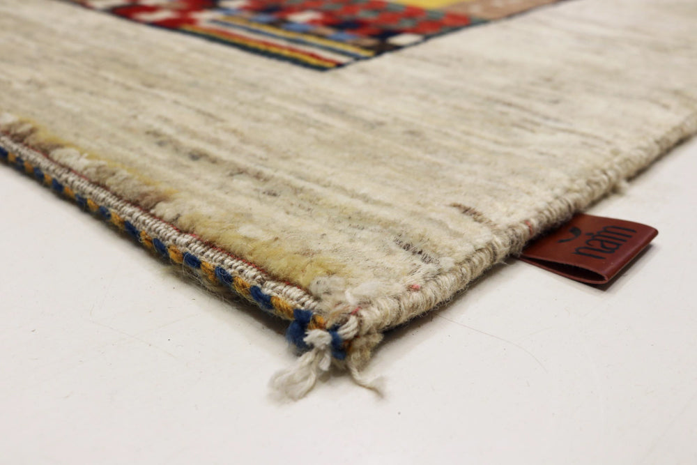 Gabbeh Teppich - Loribaft Indus - 200 x 154 cm - mehrfarbig