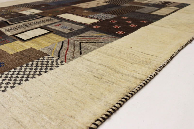 Gabbeh Teppich - Loribaft Indus - 251 x 181 cm - mehrfarbig