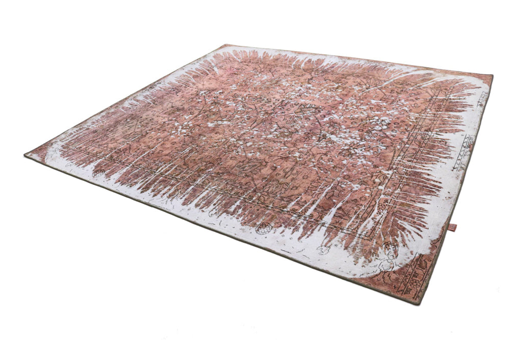 Designer Teppich - 270 x 288 cm - rost