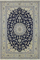 Perserteppich - Nain - Royal - 309 x 201 cm - dunkelblau