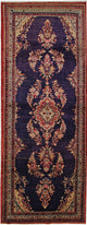 Läufer Perser - Nomadic - 313 x 127 cm - dunkelblau