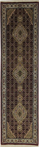 Läufer Orient - Täbriz - 80 x 302 cm - dunkelbeige