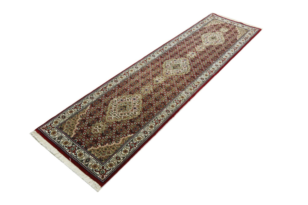 Läufer Orient - Täbriz - 80 x 302 cm - dunkelbeige
