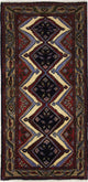 Perserteppich - Nomadic - 85 x 170 cm - mehrfarbig