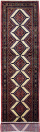 Läufer Perser - Nomadic - 87 x 350 cm - dunkelbeige