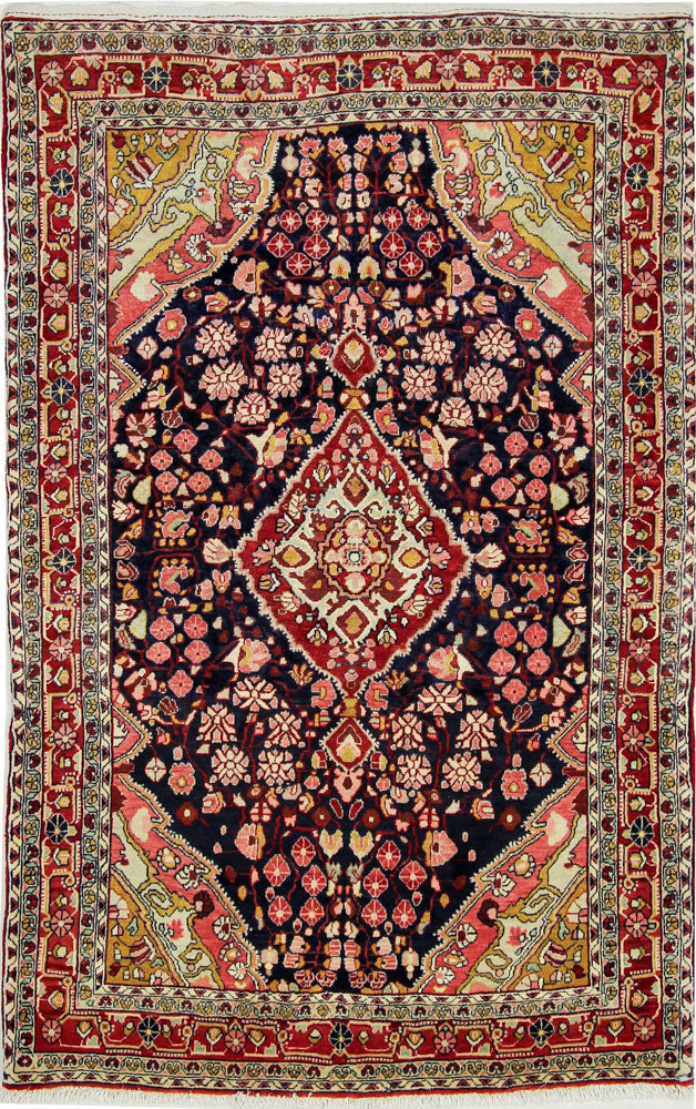 Perserteppich - Nomadic - 166 x 108 cm - dunkelblau