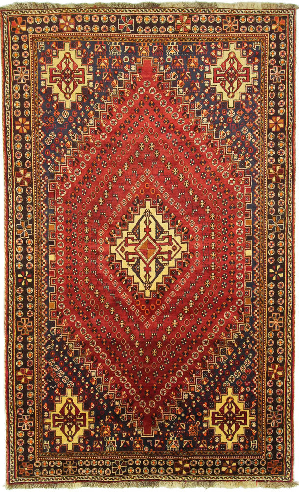 Perserteppich - Nomadic - 256 x 156 cm - rot