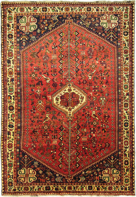 Perserteppich - Nomadic - 308 x 212 cm - rot