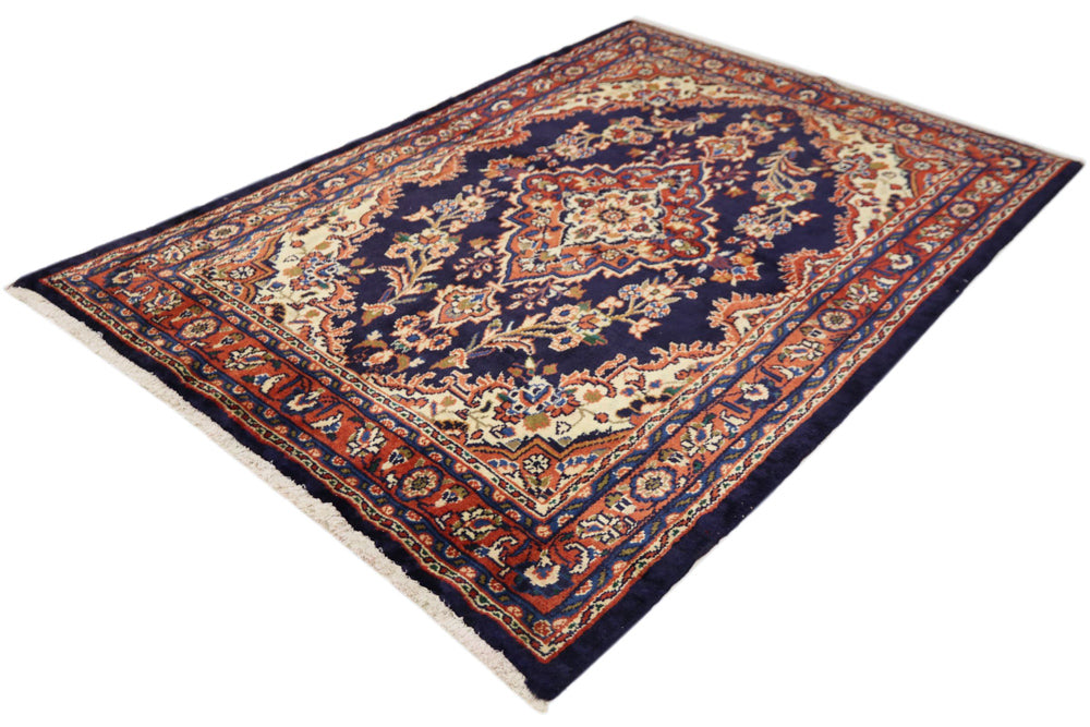 Perserteppich - Classic - 135 x 195 cm - dunkelblau