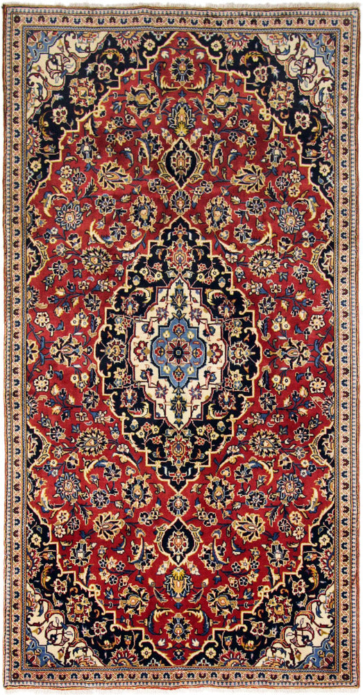 Perserteppich - Keshan - 260 x 136 cm - rot