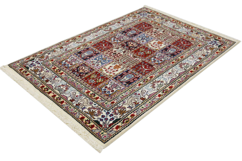 Perserteppich - Classic - 143 x 98 cm - dunkelbeige