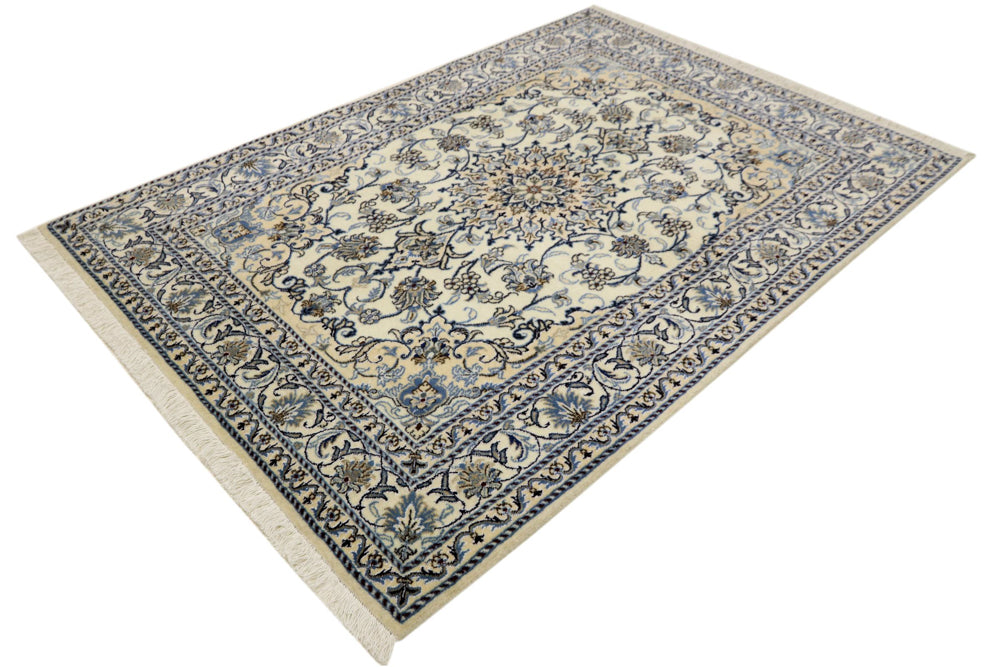 Perserteppich - Nain - 144 x 203 cm - creme