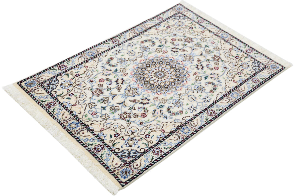 Perserteppich - Nain - 60 x 90 cm - creme