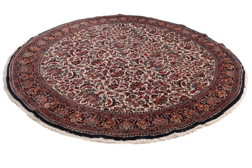 Perserteppich - Bidjar rund  - 205 x 202 cm - rost