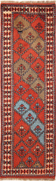 Läufer Perser - Nomadic - 60 x 190 cm - rot