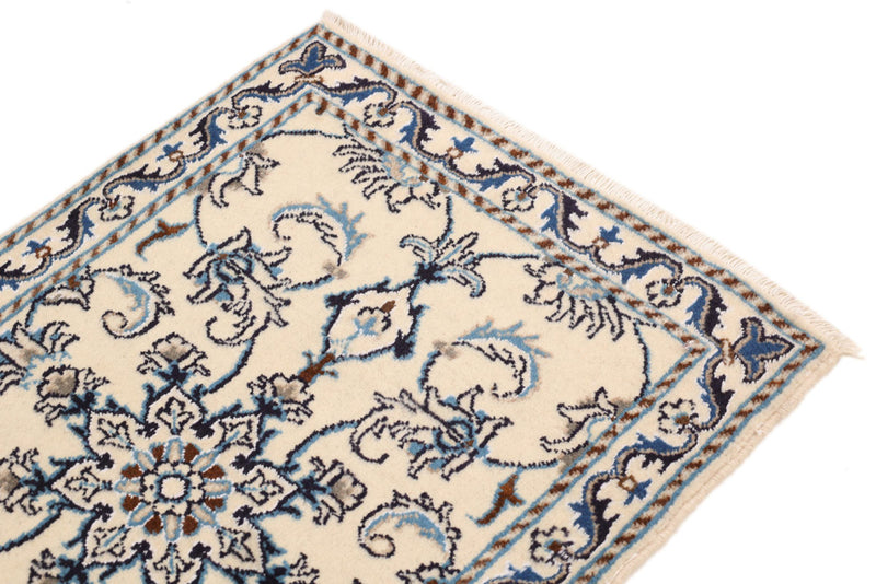 Perserteppich - Nain - 90 x 60 cm - creme