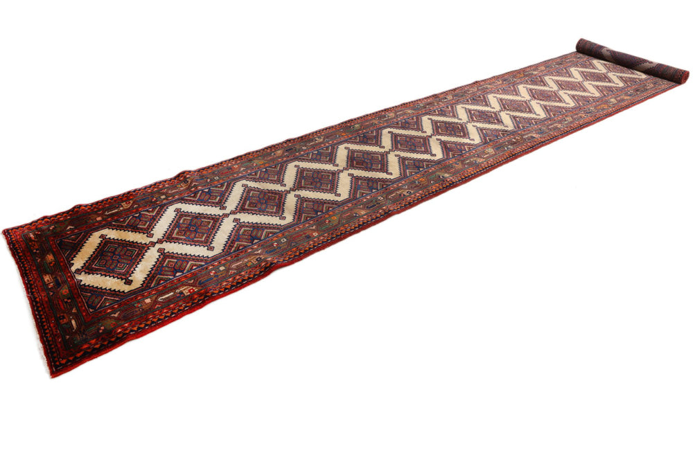 Läufer Perser - Nomadic - 90 x 545 cm - rost