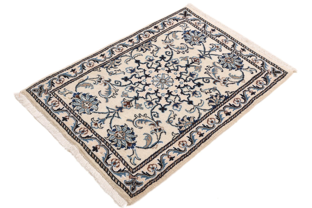 Perserteppich - Nain - 61 x 92 cm - creme