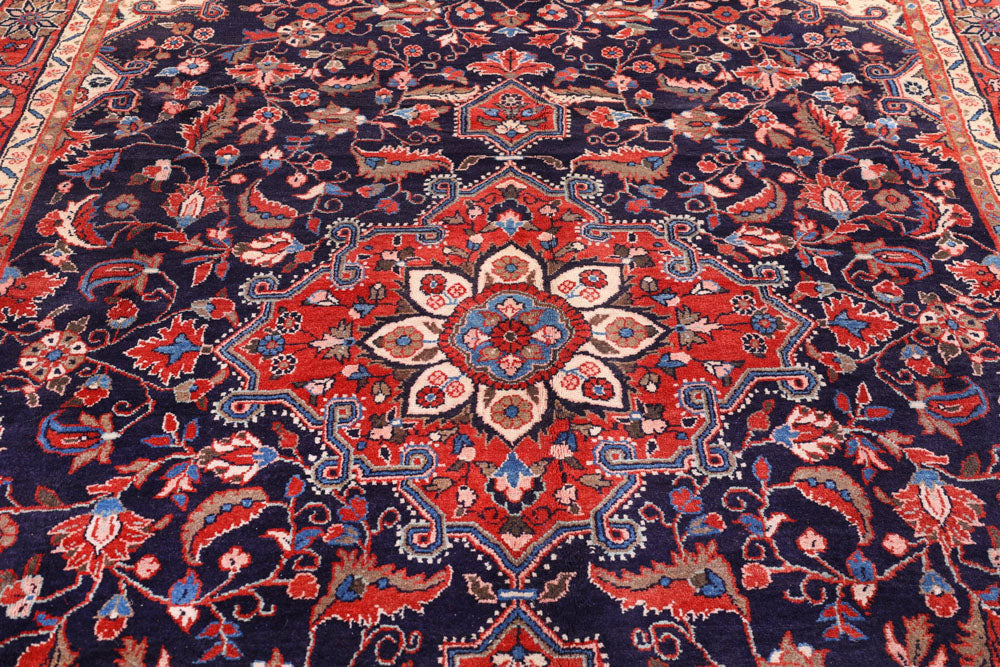 Perserteppich - Nomadic - 350 x 215 cm - dunkelrot