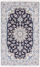 Perserteppich - Nain - 195 x 118 cm - dunkelblau