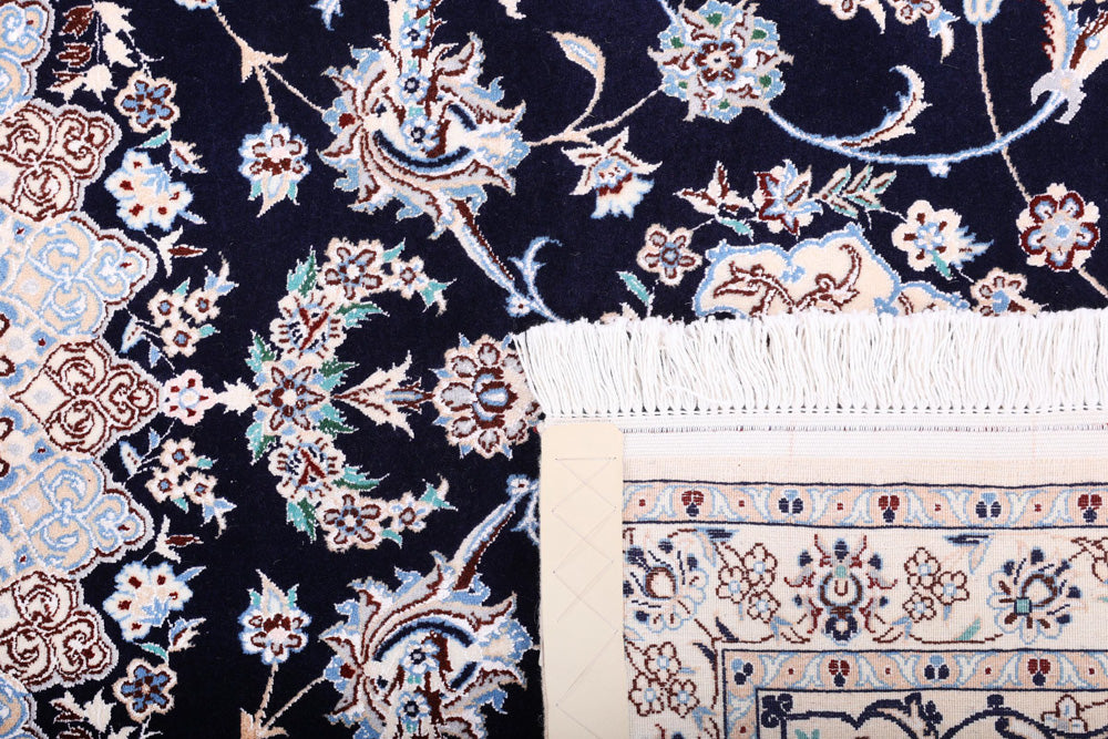 Perserteppich - Nain - Premium - 309 x 206 cm - dunkelblau