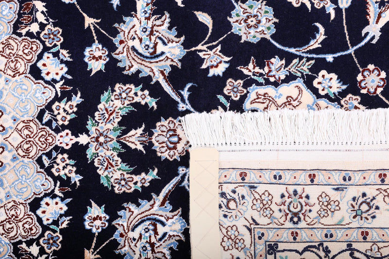 Perserteppich - Nain - Premium - 309 x 206 cm - dunkelblau