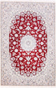 Perserteppich - Nain - Premium - 241 x 156 cm - rot