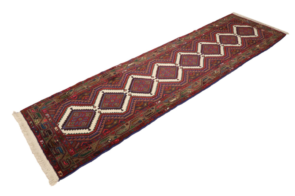 Läufer Perser - Nomadic - 84 x 313 cm - rost