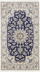 Perserteppich - Nain - 206 x 120 cm - blau
