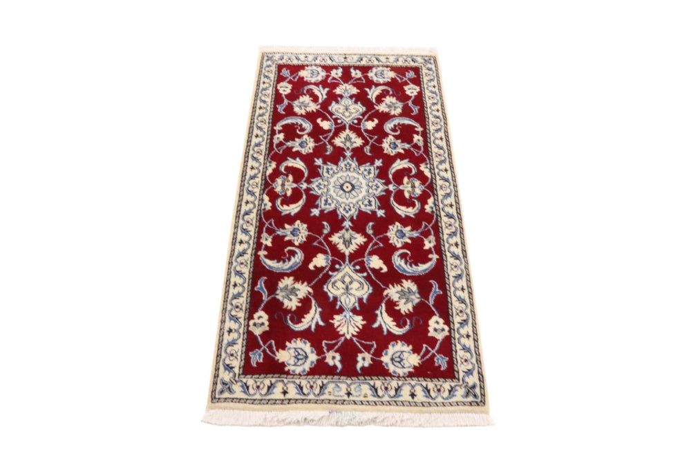 Perserteppich - Nain - 70 x 137 cm - rot