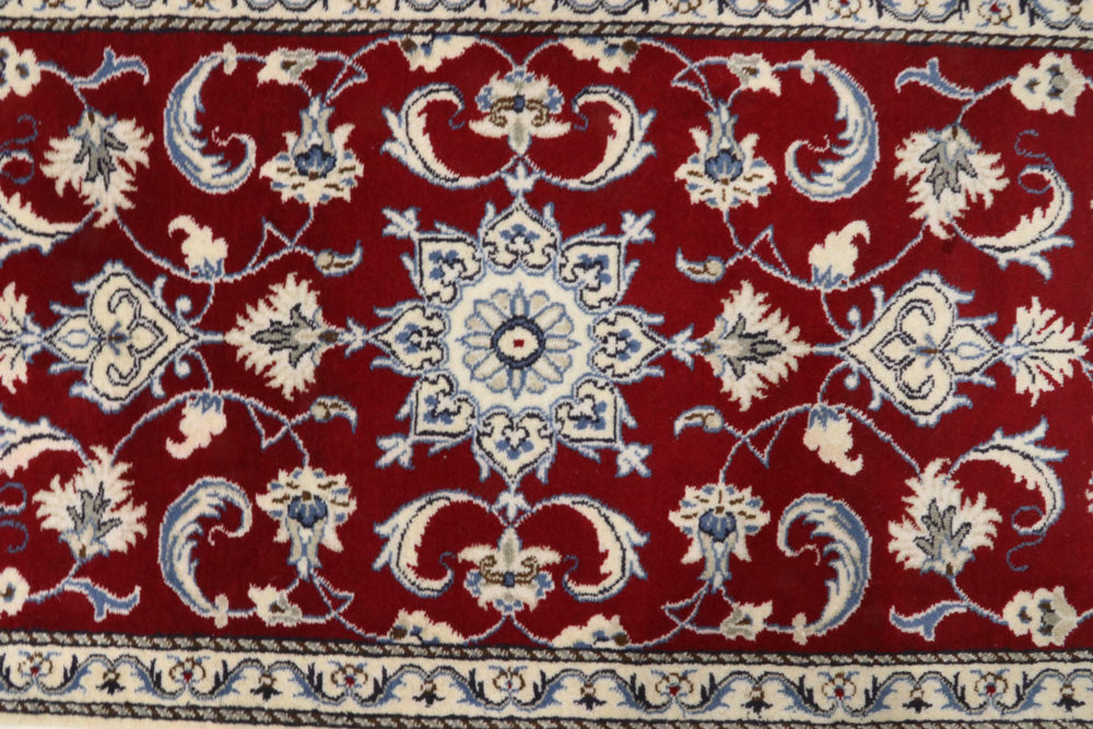 Perserteppich - Nain - 137 x 70 cm - rot