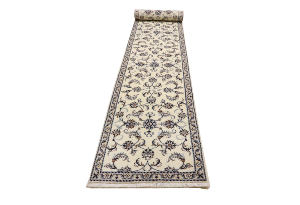 Läufer Perser - Nain - 80 x 380 cm - creme