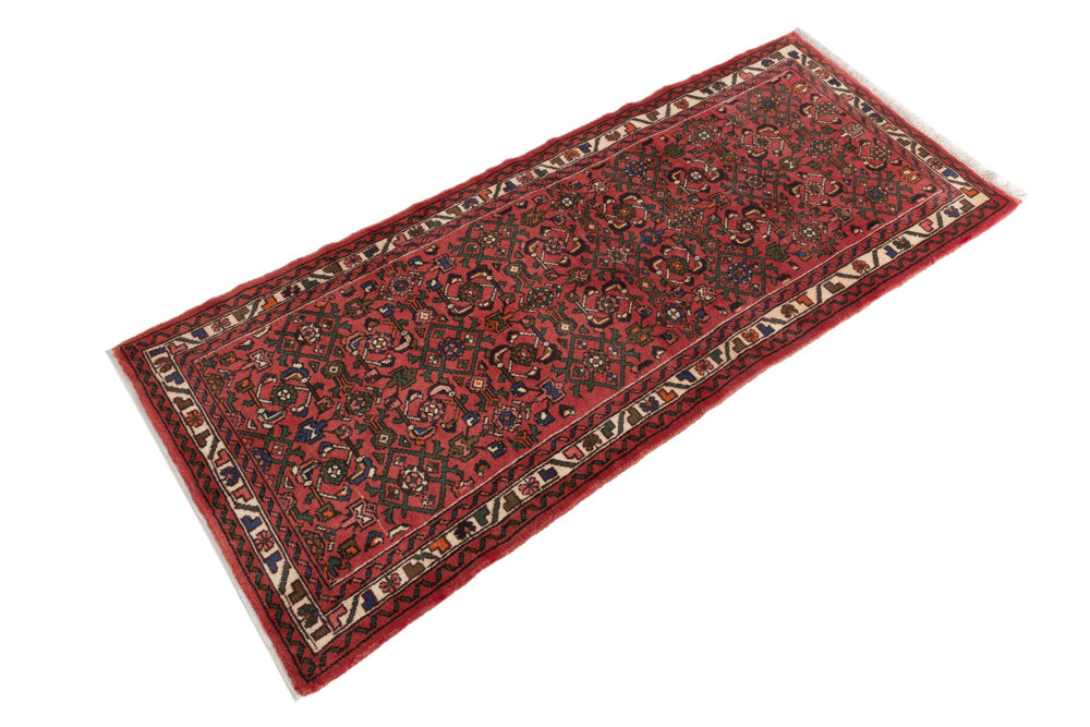 Läufer Perser - Nomadic - 80 x 195 cm - dunkelrot