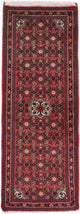 Läufer Perser - Nomadic - 80 x 200 cm - dunkelrot