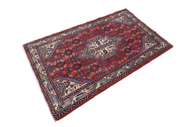 Perserteppich - Nomadic - 105 x 165 cm - dunkelrot