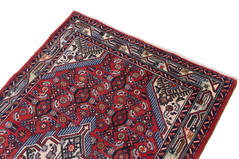 Perserteppich - Nomadic - 105 x 165 cm - dunkelrot