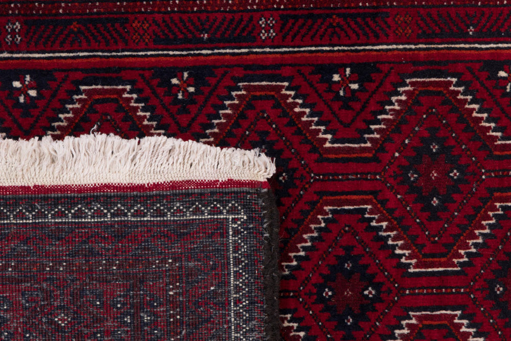 Belutsch Teppich - 165 x 100 cm - dunkelrot