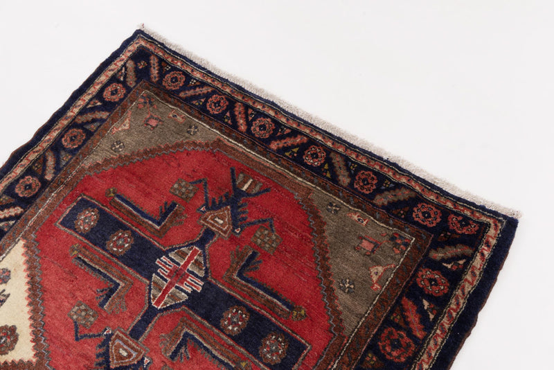 Perserteppich - Nomadic - 145 x 107 cm - mehrfarbig