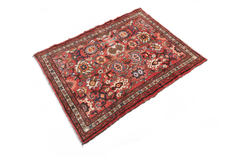 Perserteppich - Nomadic - 140 x 100 cm - rot