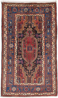 Perserteppich - Nomadic - 145 x 90 cm - dunkelrot