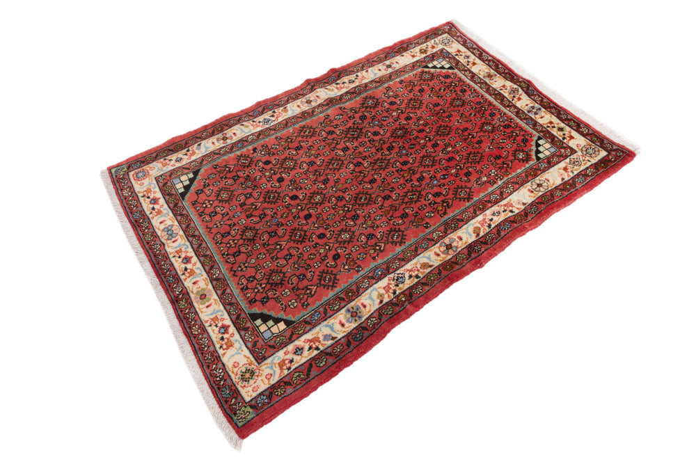 Perserteppich - Nomadic - 105 x 150 cm - dunkelrot