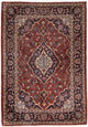 Perserteppich - Keshan - 105 x 150 cm - dunkelrot