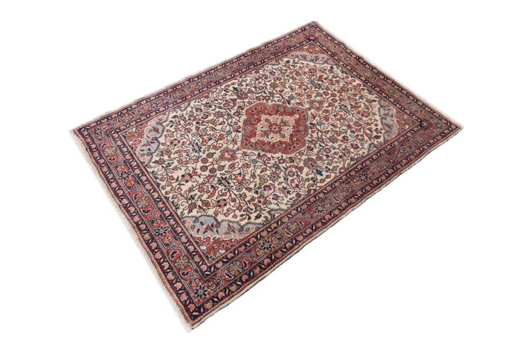 Perserteppich - Classic - 113 x 155 cm - hellbeige