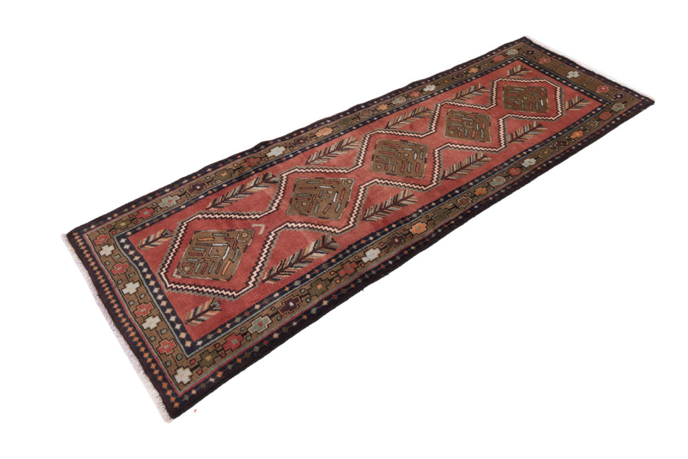 Läufer Perser - Nomadic - 95 x 280 cm - rost