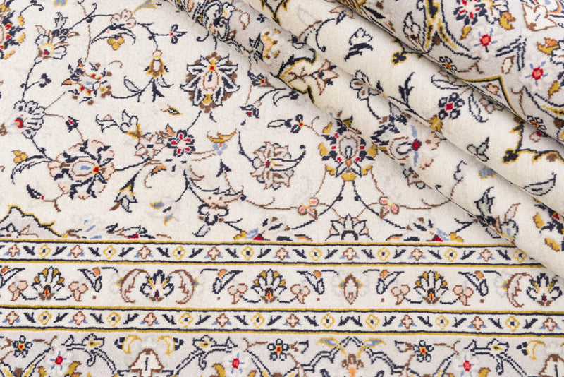 Perserteppich - Keshan - 353 x 240 cm - weiß